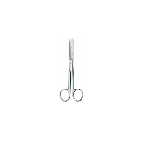 OPERATING SCISSORS, SH/BL, STR., 14.5 CM — ножницы хирургические, прямые, тупой-острый, 14,5 см
