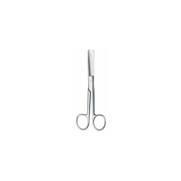 OPERATING SCISSORS, BL/BL, STR., 14.5 CM — ножницы хирургические, прямые, тупой-тупой, 14,5 см