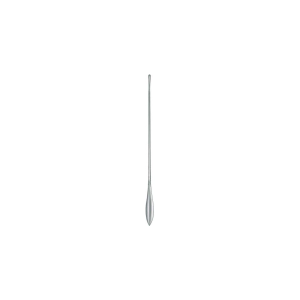 MYRTLE LEAF PROBE, ? 2.0 MM, 13 CM — зонд пуговчатый, с ручкой по типу листа мирта, диаметр 2,0 мм, 13 см