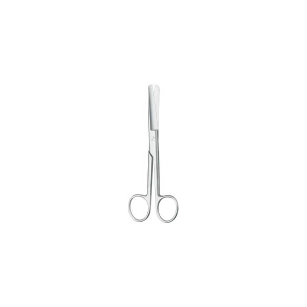 OPERATING SCISSORS, BL/BL, STR., 16.5 CM — ножницы хирургические, прямые, тупой-тупой, 16,5 см