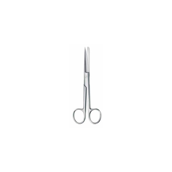 STANDARD SCISSORS BL-SH STR — ножницы хирургические, прямые, тупой-острый, 14,5 см