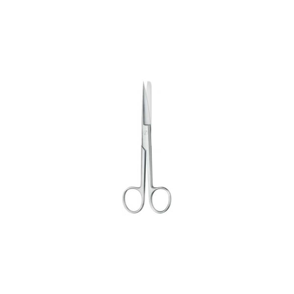 OPERATING SCISSORS, SH/BL, STR., 16.5 CM — ножницы хирургические, прямые, тупой-острый, 16,5 см