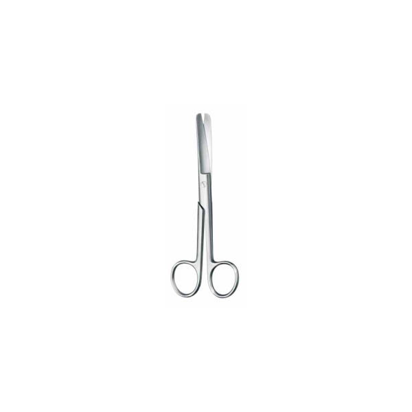 OPERATING SCISSORS, BL/BL, CVD., 14.5 CM — ножницы хирургические, изогнутые, тупой-тупой, 14,5 см