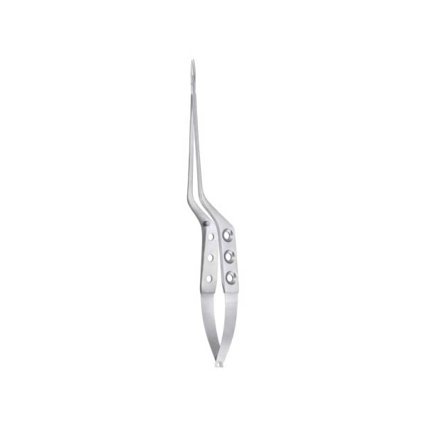 Micro scissors,Yasargil,bay.str.,22.5cm — крючок однозубый, ножницы, по YASARGIL, байонетный, 22,5 см